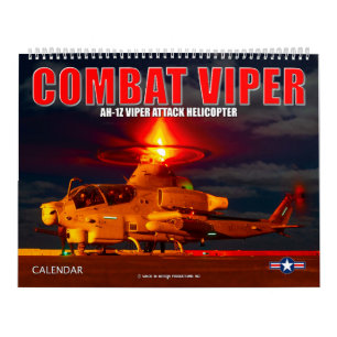 Calendario VIPER DE COMBATE - Helicóptero de ataque VIPER AH-