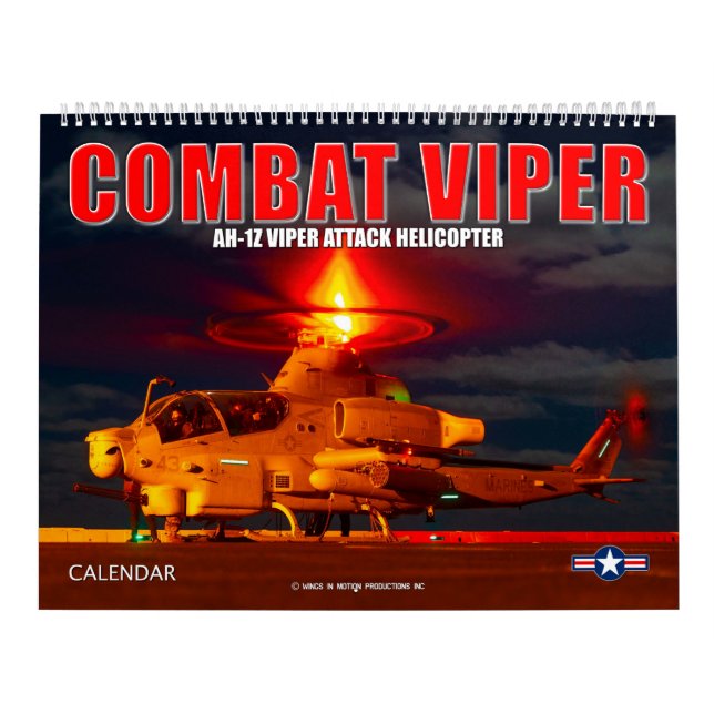 Calendario VIPER DE COMBATE - Helicóptero de ataque VIPER AH- (Tapa)