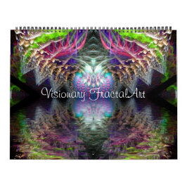 Calendario Visionario de Arte Fractal de 12 meses