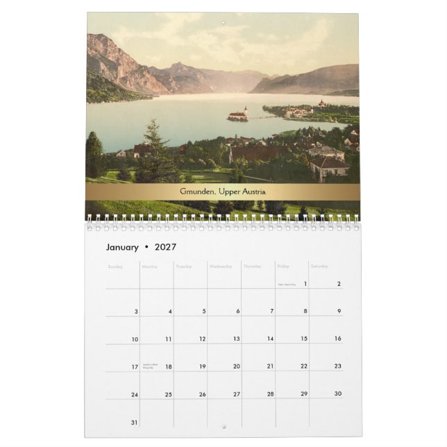 Calendario Visiones mundiales 2015 de Olde de Austria (Jan 2027)