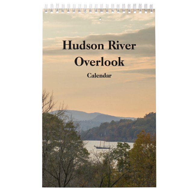 Calendario Vista del río Hudson (Tapa)