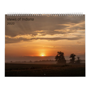 Calendario Vistas de Indiana de 2022