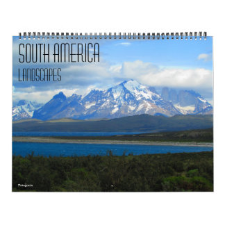 Calendario vistas de sudamérica 2027 (con ubicaciones) grande