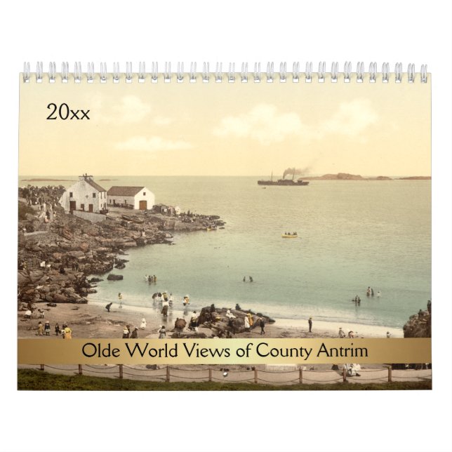 Calendario Vistas del mundo antiguo del condado de Antrim (Tapa)