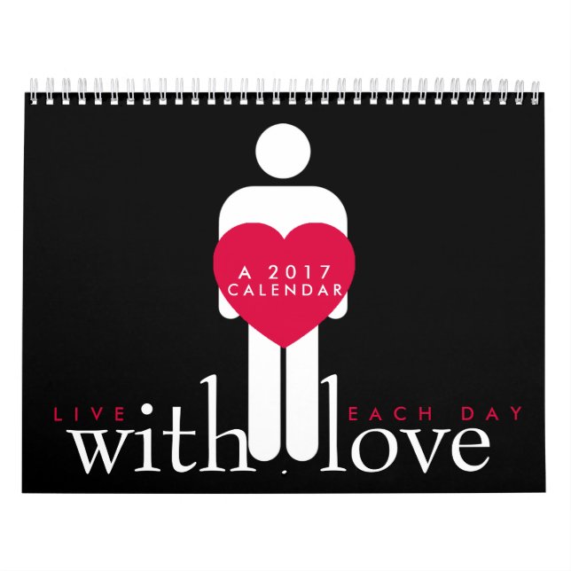 Calendario Vive cada día con amor (Tapa)