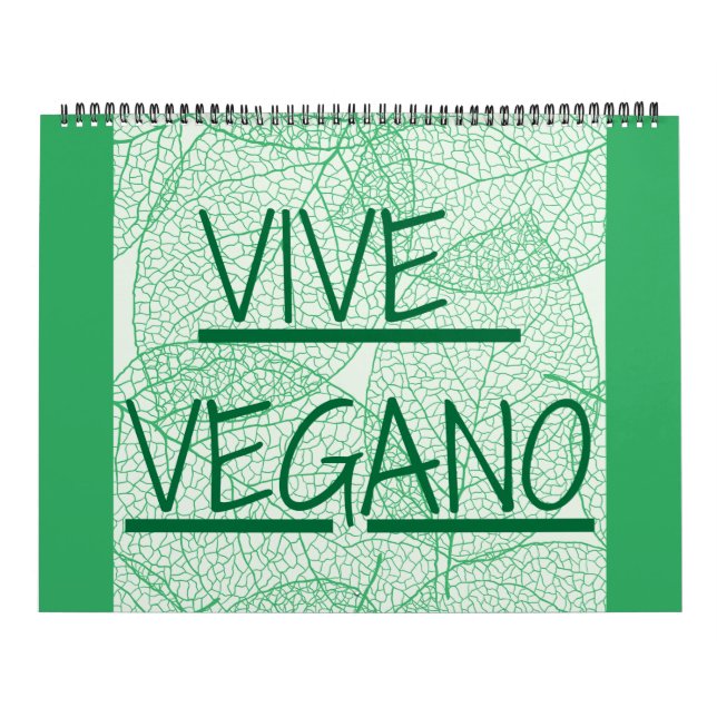 Calendario Vive vegano | Verduras en vivo (Tapa)