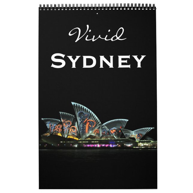 Calendario Vívido Sídney Australia (Tapa)