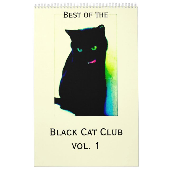 Calendario vol. 1 del club del gato negro (Tapa)