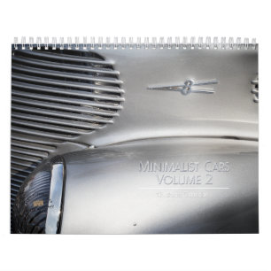 Calendario Volumen 2 de coches minimalistas