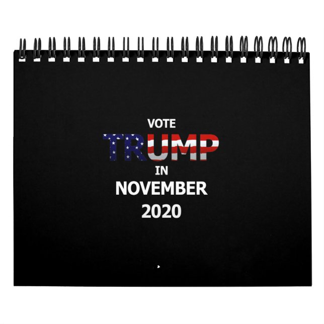Calendario Votar a Trump en 2020 (Tapa)