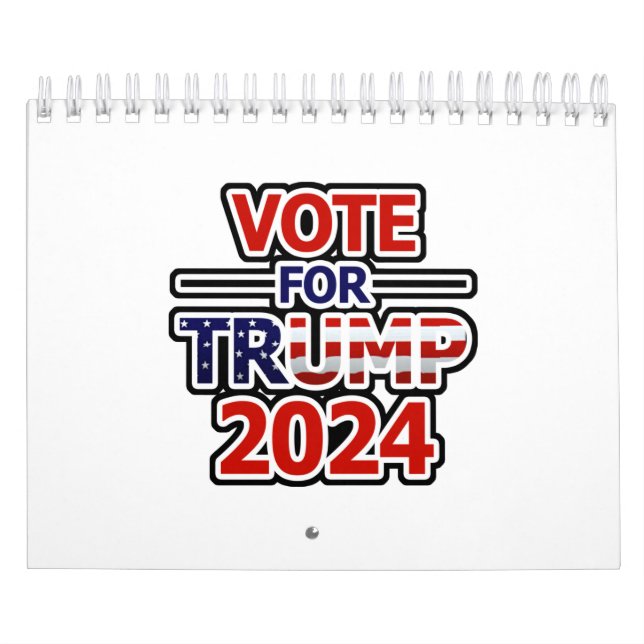 Calendario Vote for Trump 2024 (Tapa)