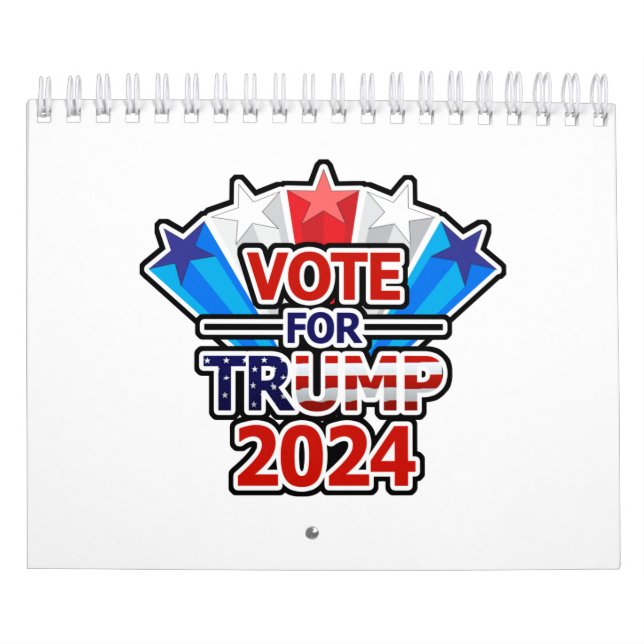 Calendario Vote for Trump 2024 Stars (Tapa)
