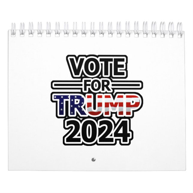Calendario Vote for Trump in 2024 (Tapa)