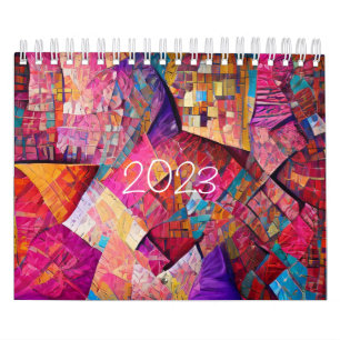 Calendario Waiola Quilting Two Page SmallCalendar, Blanco