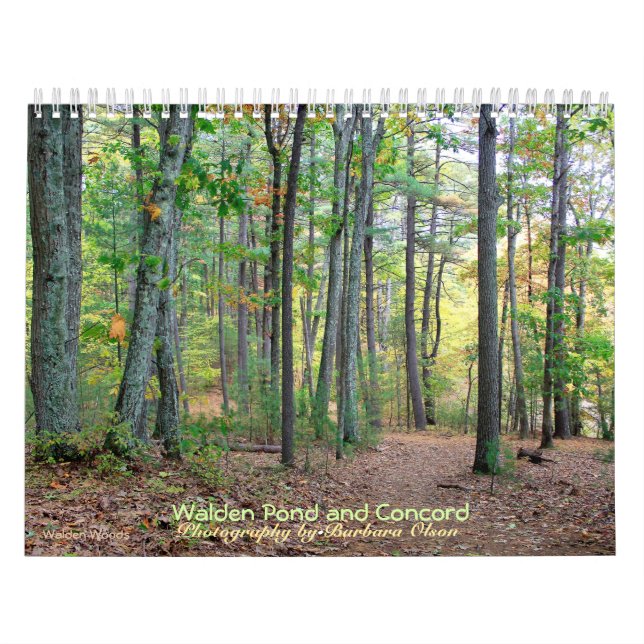 Calendario Walden Pond y Concord 2022 con cotizaci (Tapa)