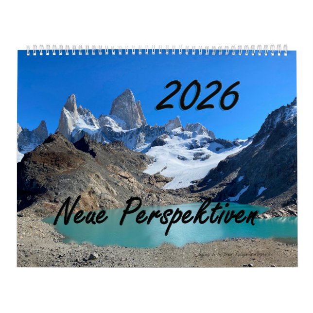 Calendario Wall Calendar 2026 with German Bible Verses (Tapa)