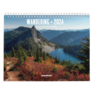 Calendario Wandering 2024 por Anna Taylor Calendar