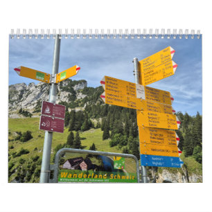 Calendario Wanderland Schweiz 2025