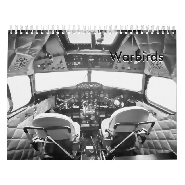 Calendario Warbirds - avión de la Segunda Guerra Mundial (Tapa)