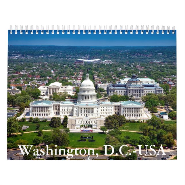 Calendario Washington, D.C.-USA Calendar (Tapa)