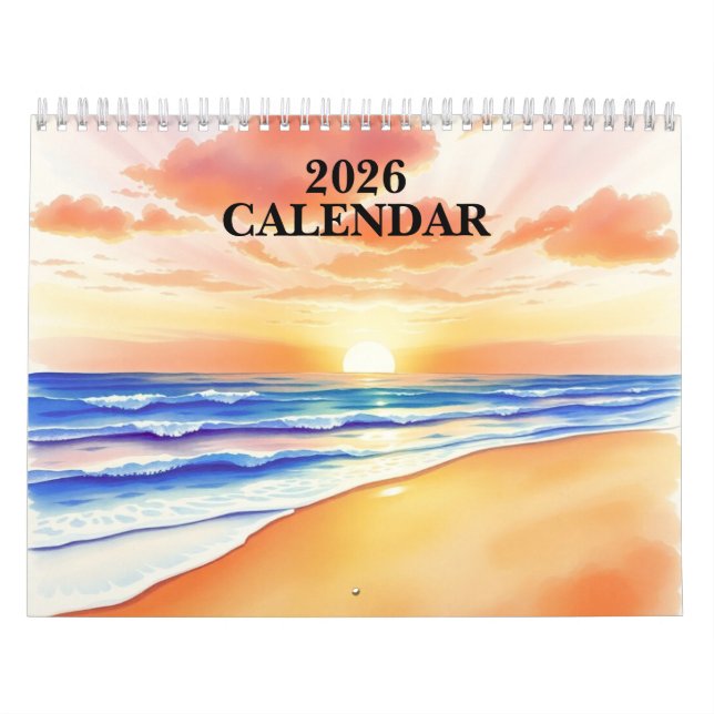 Calendario Watercolor 2025 Wall Calendar  (Tapa)