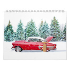Calendario Watercolored Monthly Seasoned Scenes. Whimsical,