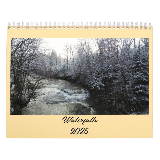 Calendario Waterfalls 2026 (Tapa)