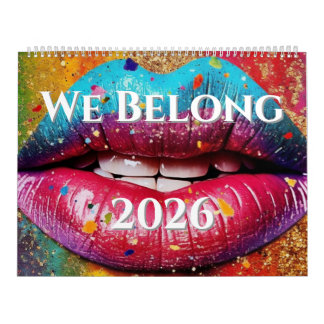 Calendario We Belong LGBTQ+ Pride Art Calendar 2026