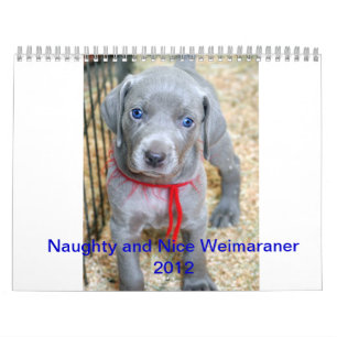 Calendario weimaraner 2012