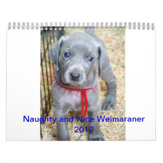 Calendario weimaraner 2012