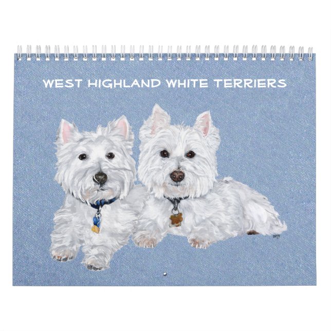 Calendario West Highland White Terrier (Tapa)