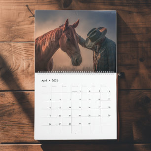 Calendario Western Cowboy Calendar