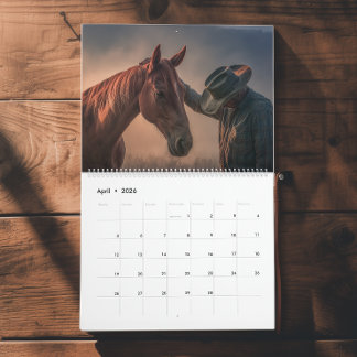 Calendario Western Cowboy Calendar