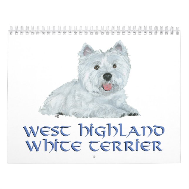 Calendario Westie (Tapa)