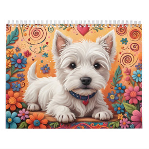 Calendario Westie Calendar 2024