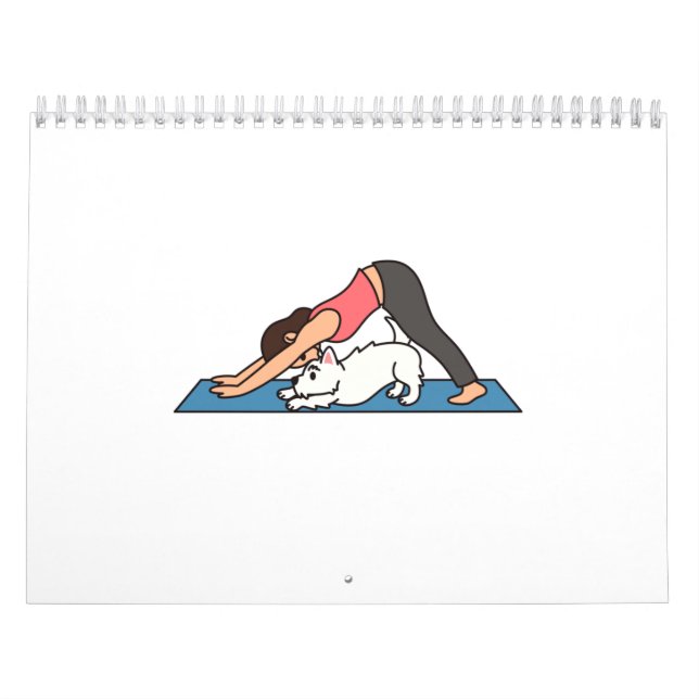 Calendario Westie Yoga Buddies (Tapa)