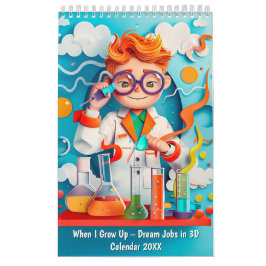 Calendario When I Grow Up – Dream Jobs in 3D
