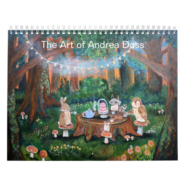 Calendario Whimsical Storybook Art Calendar by Andrea Doss (Tapa)