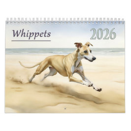 Calendario Whippets 2026