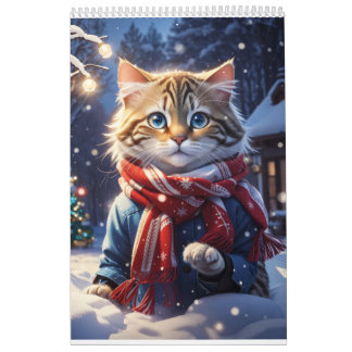 Calendario Whiskers & Whimsy - Un año de vuelo en línea