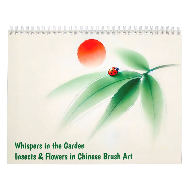 Calendario Whispers in the Garden – Insects & Flowers in Chin (Tapa)