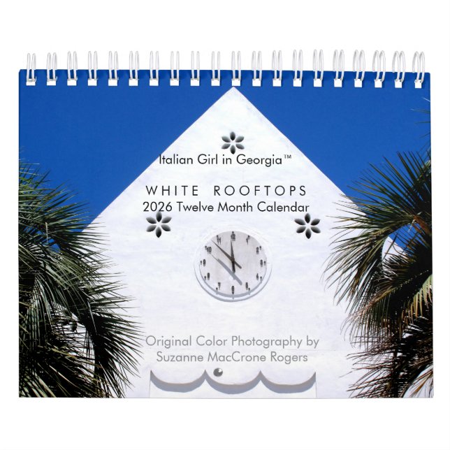 Calendario White Rooftops - 2026 Twelve Month Calendar (Tapa)