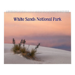 Calendario White Sands National Park Landscapes