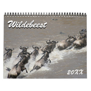 Calendario wildebeest 2025