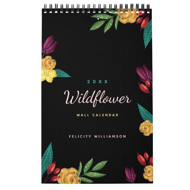 Calendario Wildflower Botanical Garden Notes & To Do (Tapa)