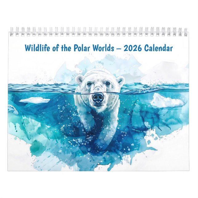 Calendario Wildlife of the Polar Worlds – 2026 Calendar (Tapa)