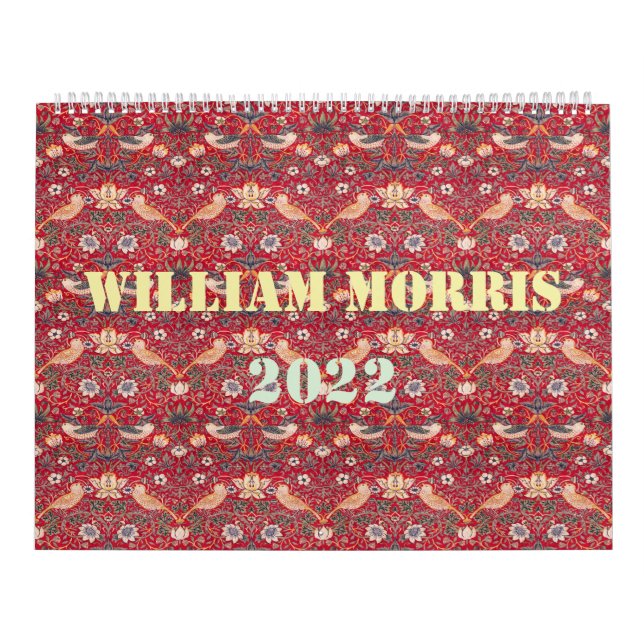 Calendario William Morris 2022 (Tapa)