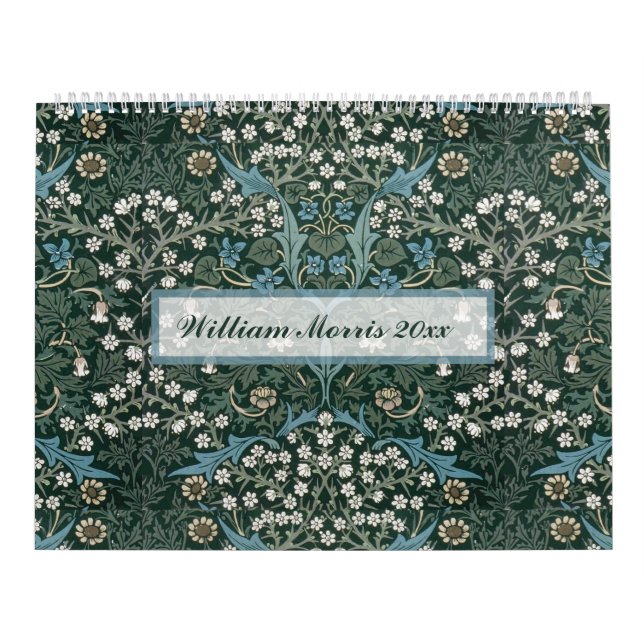 Calendario William Morris Decorative Arts Custom Year  (Tapa)
