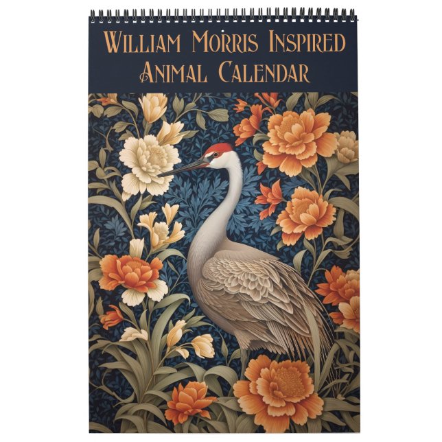 Calendario William Morris Inspiró Animal Floral 2025 Vol.2 (Tapa)