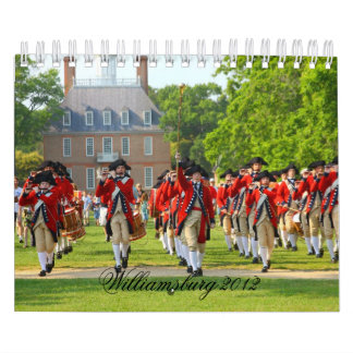Calendario Williamsburg colonial 2012